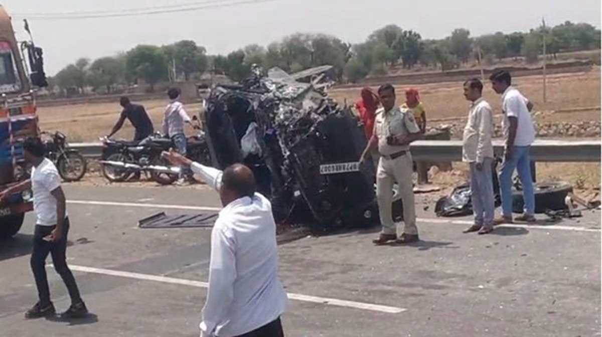 जयपुर के जमवा रामगढ़ में दर्दनाक हादसा, चार की मौत, 9 घायल